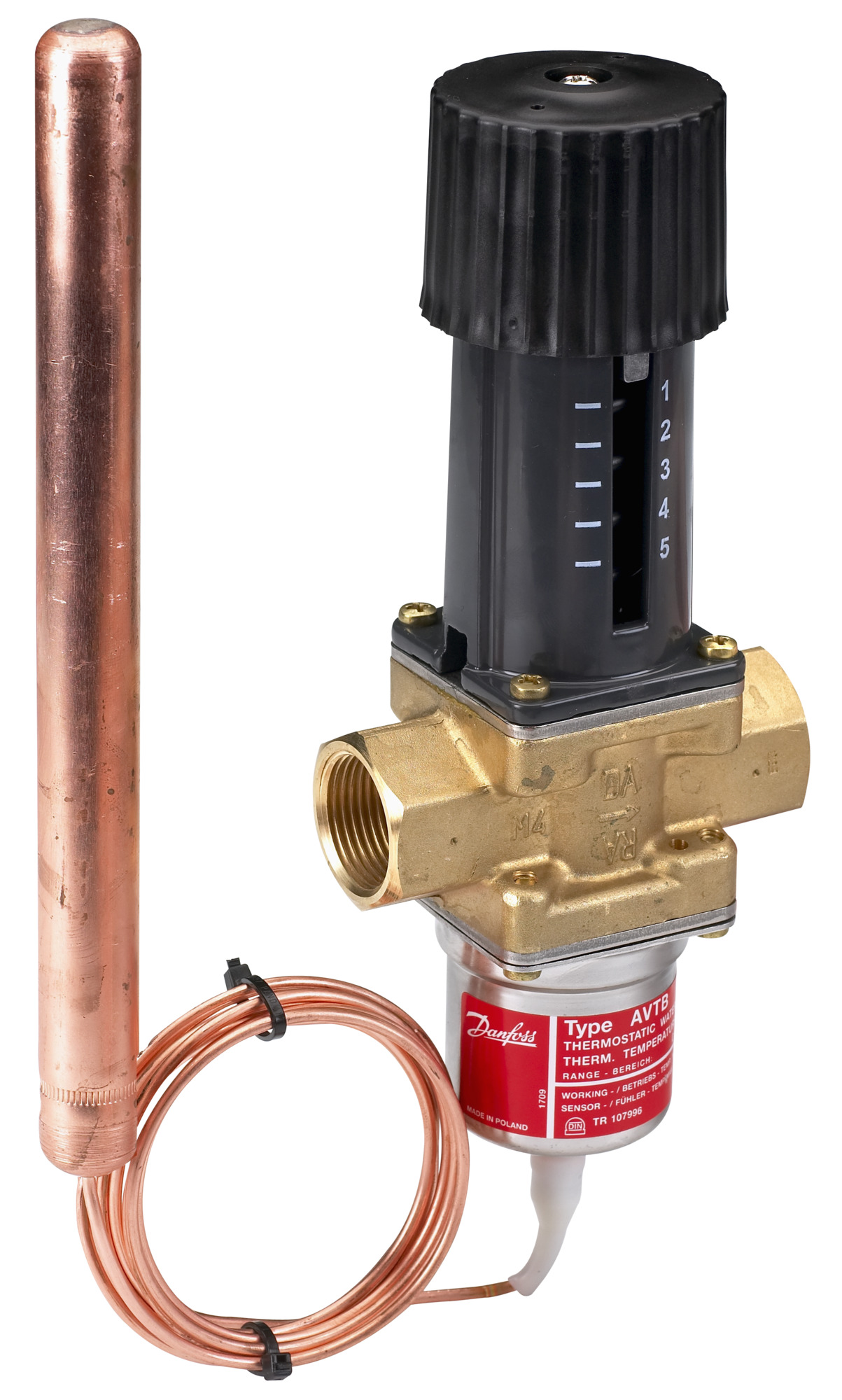Danfoss Temperaturregler AVTB 20 G 1 A, 20-60 C, Kvs 3,4
