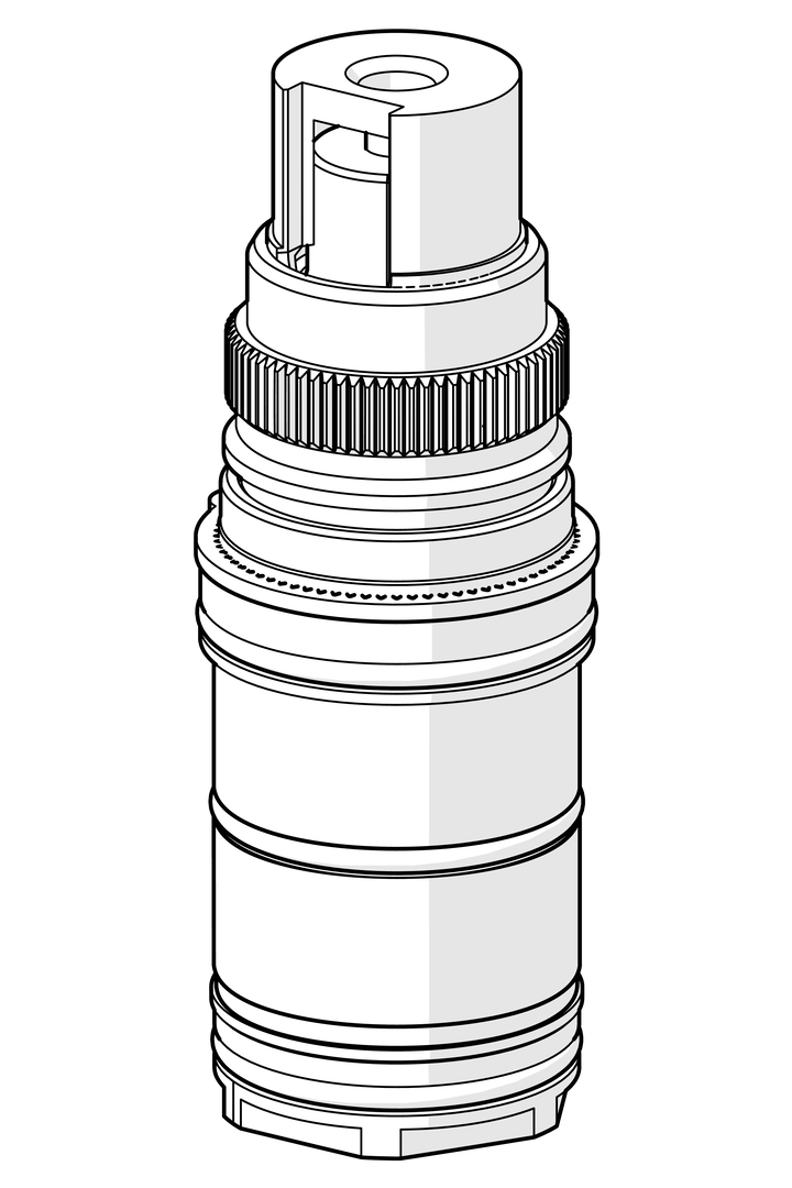 Hansa Thermostatkartusche HANSA 59913463 H/C reversed Hansa Thermostatkartusche HANSA 59913463 H/C reversed