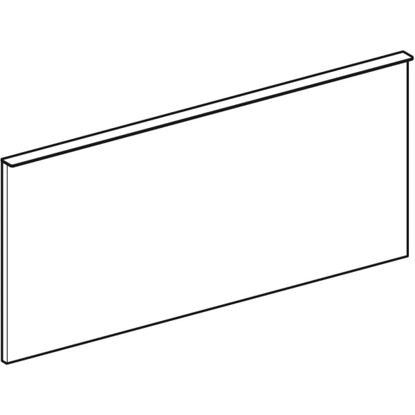 Geberit Schubladenfront f. iCon Seitenschrank Breite 89 cm, weiß