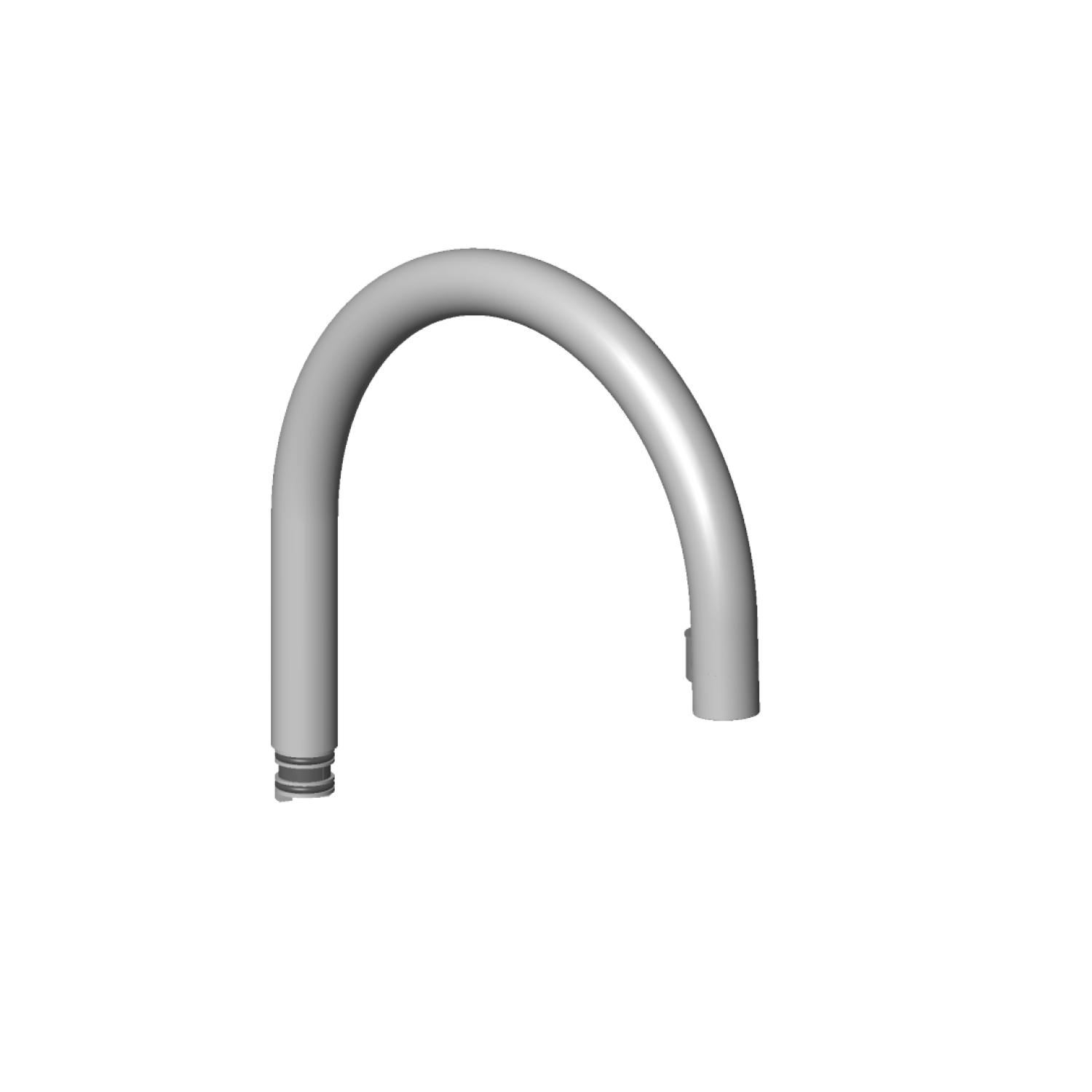 DO Auslauf ET 90282206300 231 x 250 x 30 mm, 27-30 l/min. Platin gebürstet