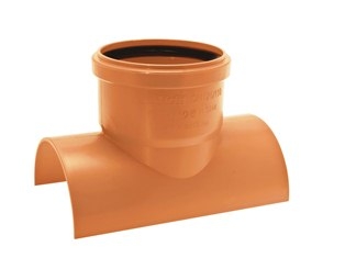 airfit Klebeabzweig 90 Grad, DN 200/160 aus PVC-U