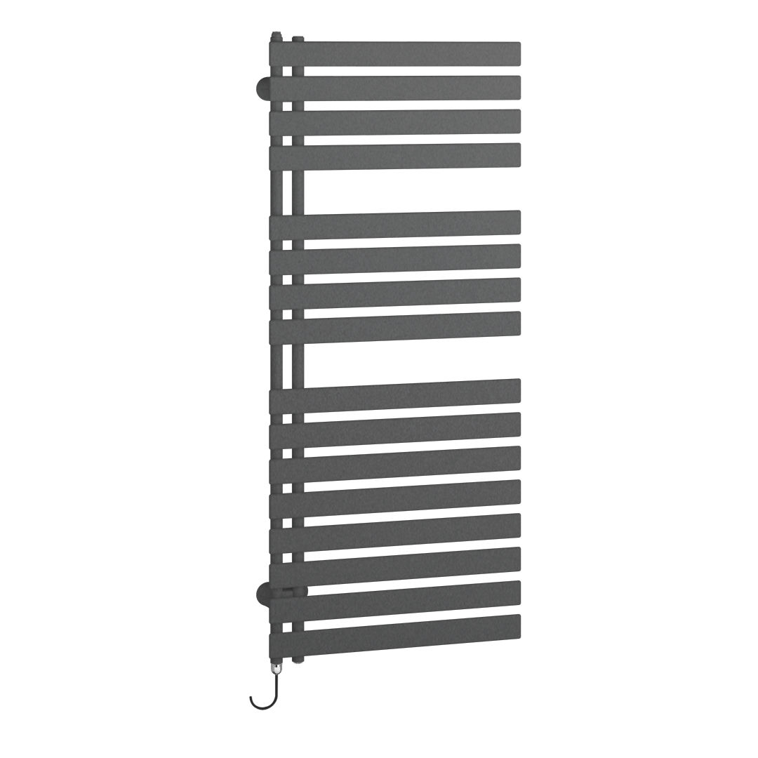 Kermi Credo Half flat-E BH1834x37x600mm P=800W,graphit metal., WWS swz, rechts