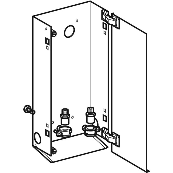 Geberit GIS UP-Kasten für Durchlauferhitzer