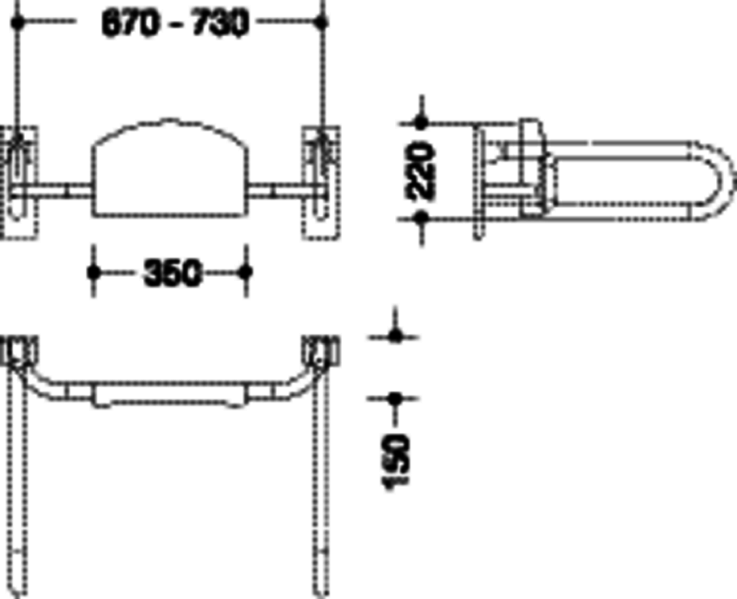 HEWI Rückenstütze Ser 801 umbra