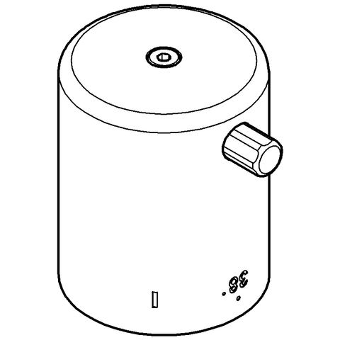 GROHE Temperatur-Metallgriff 47763 für individ. Festsetzen der Temperatur chrom