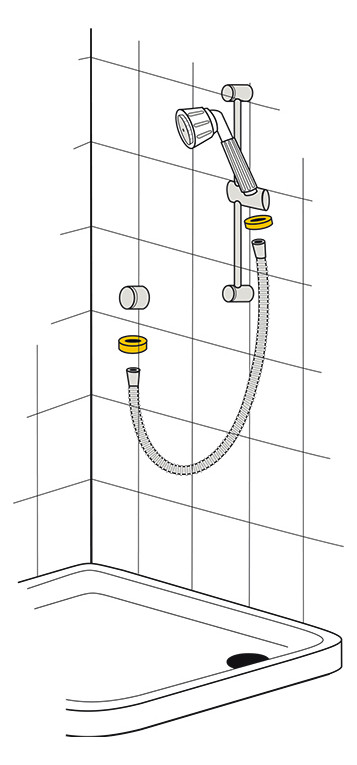 Haas Gummi-Dichtung für Brauseschlauch 1/2", 12x19x2mm, Nr.2319