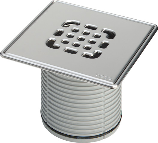 Viega Aufsatz 4934.5 in 150x150mm Kunststoff grau