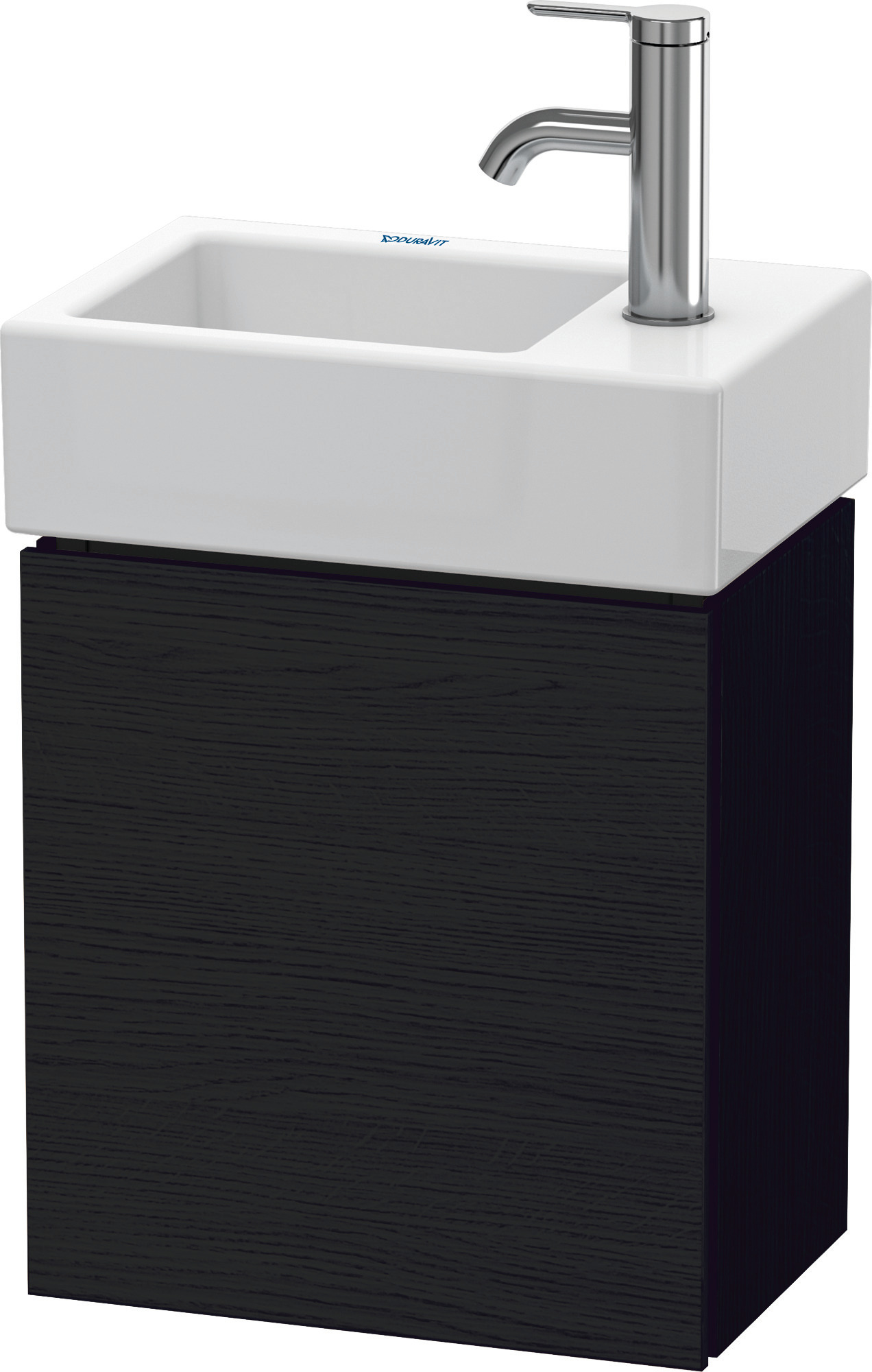 Duravit WT-Unterbau L-Cube, 1 Tür, TA rechts 400x364x241mm, Eiche Schwarz
