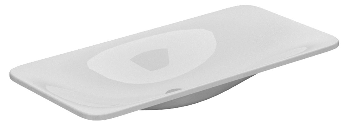 KEUCO Keramik-WT Edition 400 31580, ohne Hahnlochbohrung, weiß, 800x16x400mm