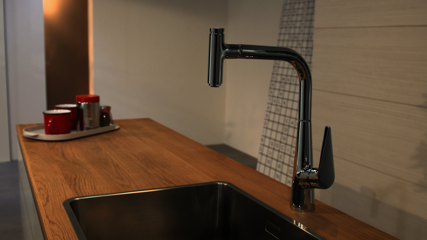 Hansgrohe Spültischmischer 300 Talis Select M51 Ausziehauslauf 1jet chrom