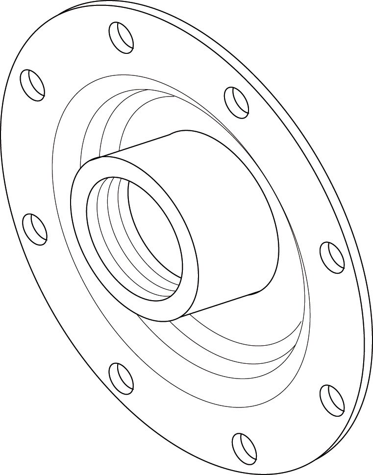 BOSCH Ersatzteil TTNR: 87185422600 Handlochdeckel DN120-G1 1/2 everp