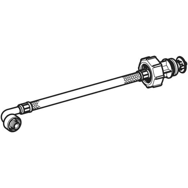 Geberit Typ 383 Panzerschlauch für Kappa UP-SPK 15cm, L:225