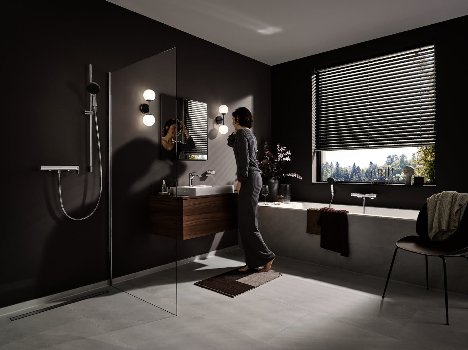 Hansgrohe Brausenmischer Aufputz Vivenis chrom