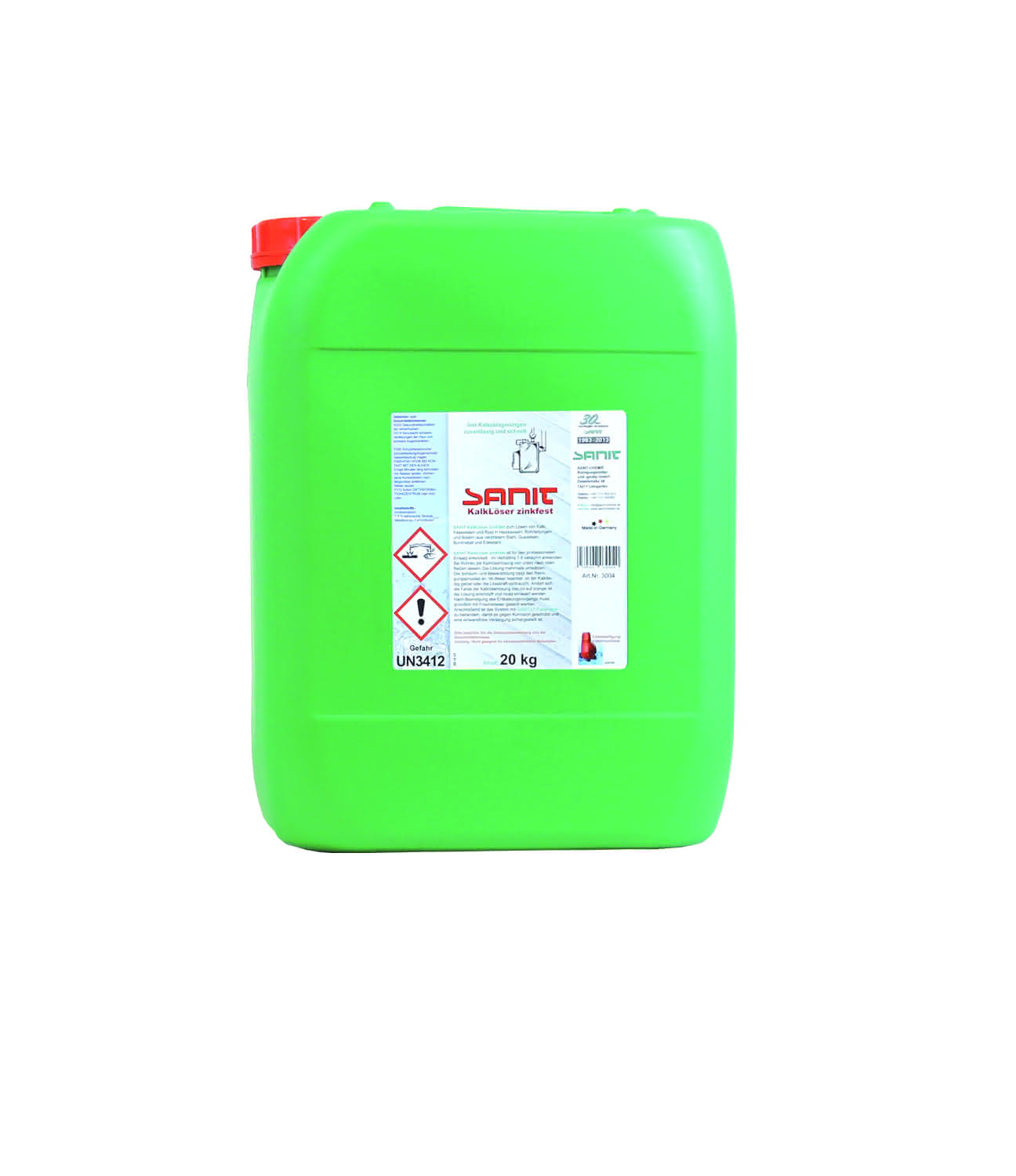 SANIT-CHEMIE KalkLöser zinkfest 20 kg Kanister SANIT-CHEMIE KalkLöser zinkfest 20 kg Kanister