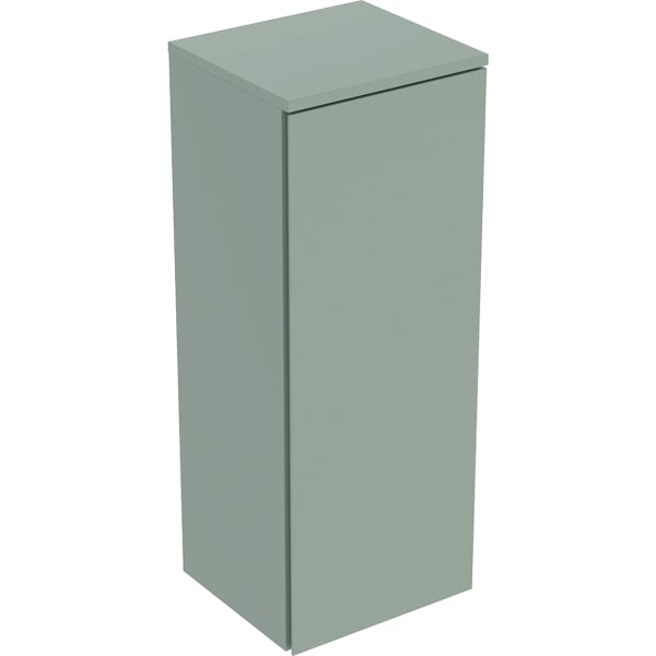 Geberit Renova Plan Mittelhochschrank m.1 Tür 33x85x29,7cm, salbeigrün/l. seidenm.