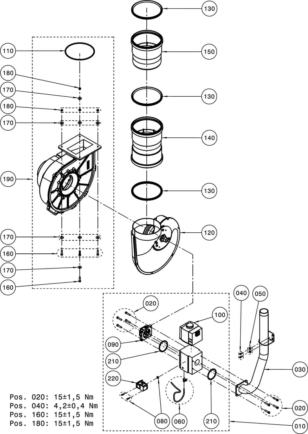 Wolf Gasbrennwertkessel MGK-2 550 Ausgerüstet für Erdgas E/H und LL
