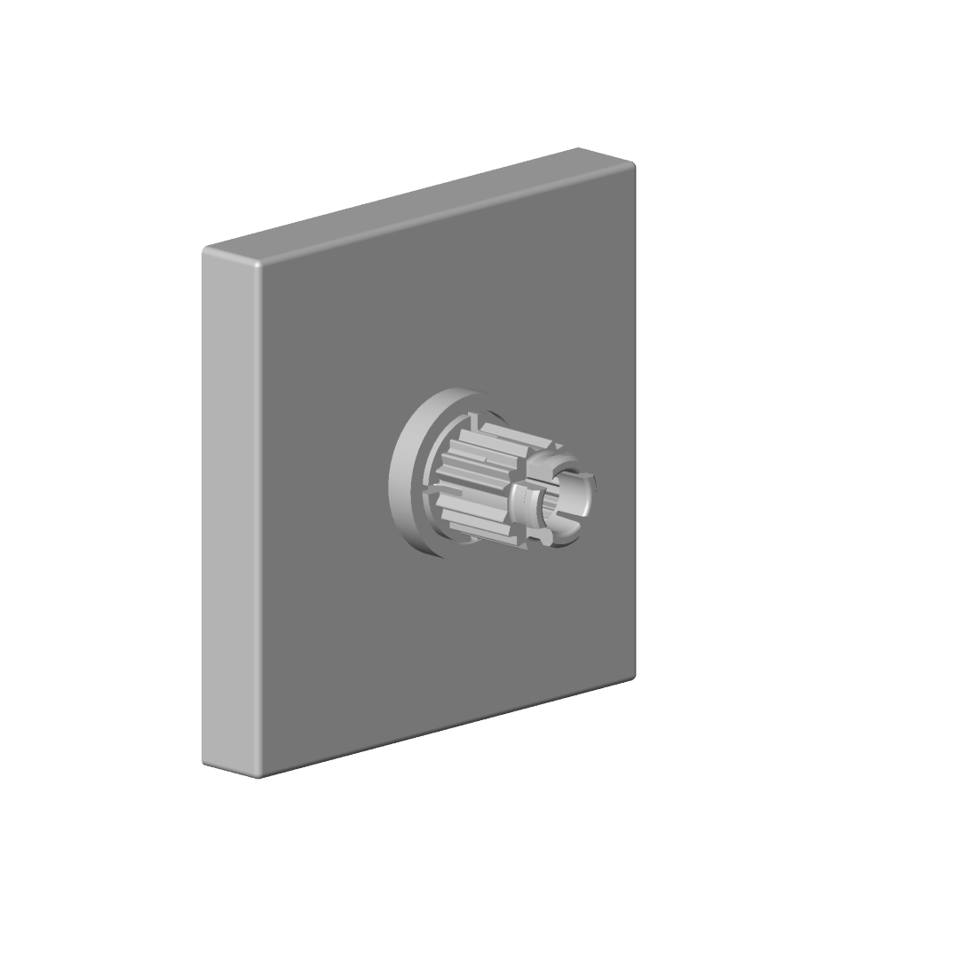 Dornbracht Rosette ERSATZTEILE 04279802900 59,8  x 59,8 x 27,43 mm Chrom