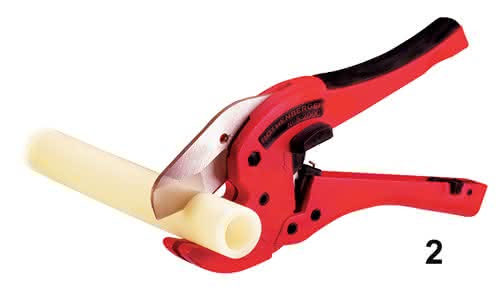 Kunststoffschere ROCUT® TC 42 Prof.0-42mm PP/PE/PB/PEX/PVDF Kunststoffschere ROCUT® TC 42 Prof.0-42mm PP/PE/PB/PEX/PVDF
