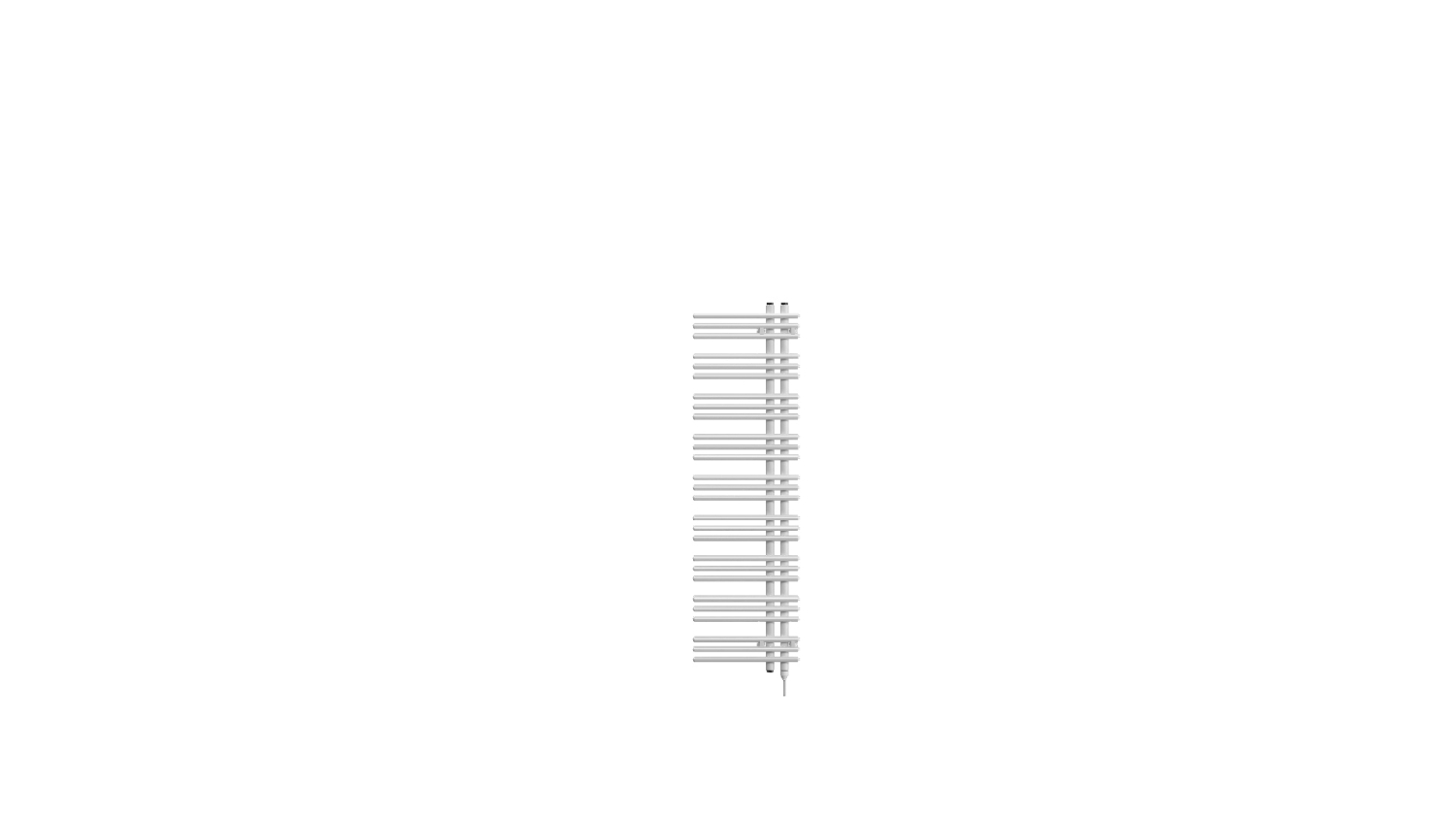 ZE Design-Heizkörper Yucca elektr. IHE YAZSL130040EAZD 1354x82x378 RAL 9001