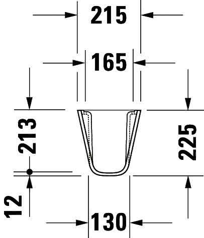 DU Halbsäule D-Code für 070545, weiß