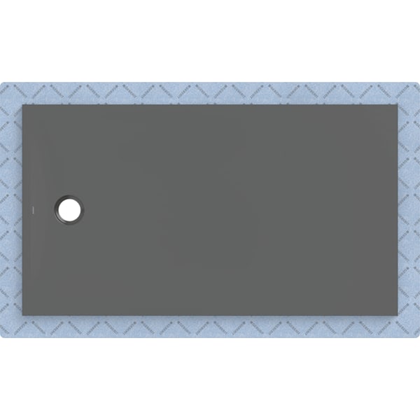 Geberit CleanFloor30 Duschfläche 160 x 90 cm integriert, mit Dichtvlies, graphit matt