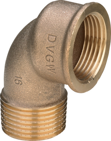 Viega Winkel 90 Grad 3092.1 in R3/4 x Rp3/4 Rotguss