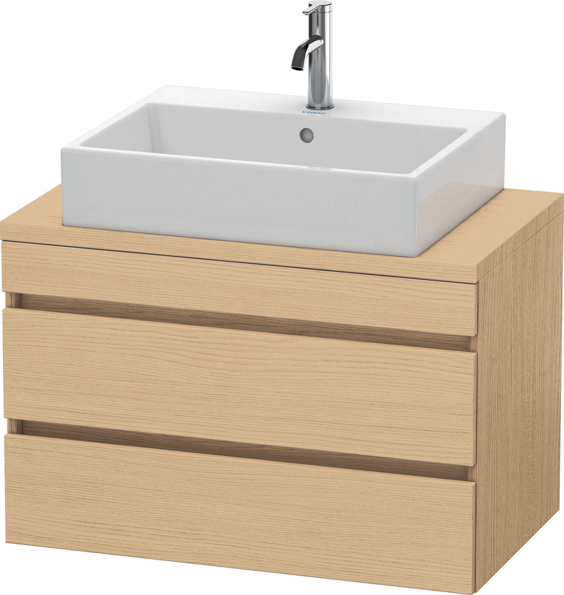 Duravit WTU DuraStyle f. Konsole 512x800x478 2SchKa, Eiche Natur