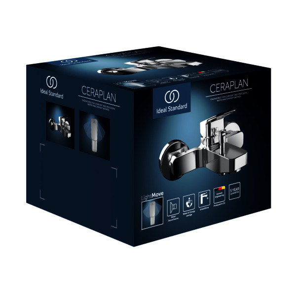 IS Badearmatur AP Ceraplan 220x182x109mm Chrom