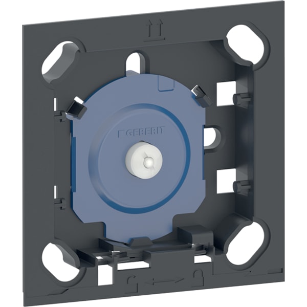 Geberit Typ 40 Drücker pneumatisch mit Befestigungsrahmen, für UR-Strg.