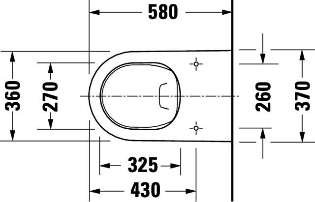 DU Stand-WC White Tulip, 580mm, Weiß rimless, TS, Abg.waagr., btw