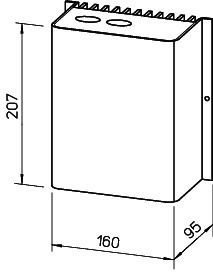 Helios EHSD 16 Elektro-Heizreg.steuerung., max.16,5 KW