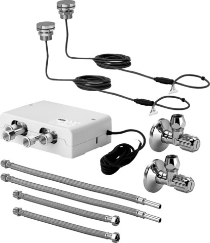 Viega Armatur Multiplex Trio E 6146.2 in Messing verchromt