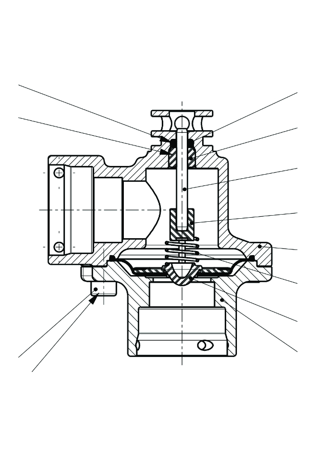 Danfoss Kaltwassereinströmteil f. TPC-M für Wohnungsstationen EvoFlat