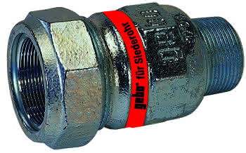 gebooriginal Temperguss-KLV Serie 150 Typ A 1 1/4" x 44,5 mm für Siederohr gebooriginal Temperguss-KLV Serie 150 Typ A 1 1/4" x 44,5 mm für Siederohr