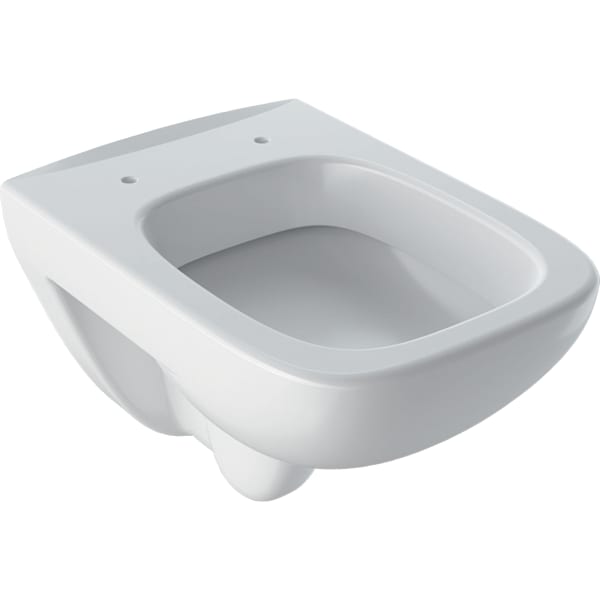 Geberit Renova Compact WWC, eckiges Design Tiefspüler, verk.Ausl.48,5cm, weiß, Tect