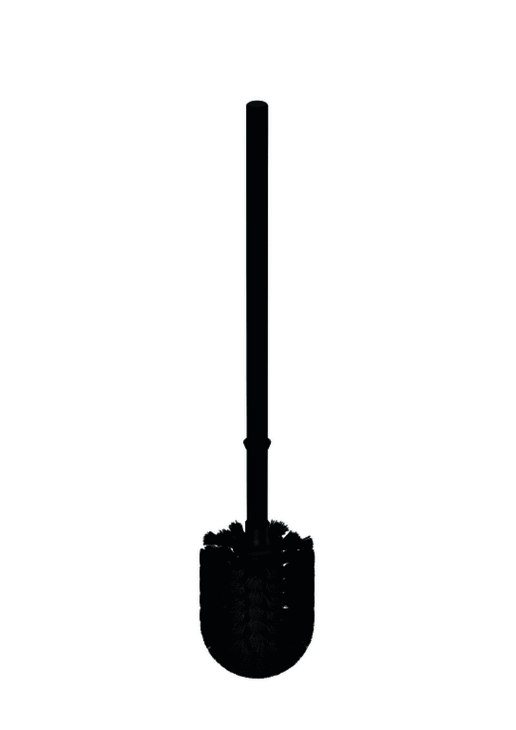 HEWI WC-Bürste der Serie 477 tiefschwarz