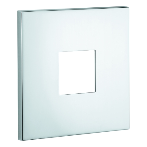GROHE Rosette 48430 eckig für EHM-Fertigmontagesets chrom