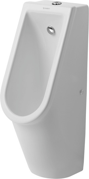Duravit Urinal Starck 3, Zulauf von oben rimless, ohne Fliege, weiß, HYG