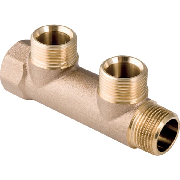 Geberit Verteiler zweifach Rg R3/4-EuG3/4-Rp3/4