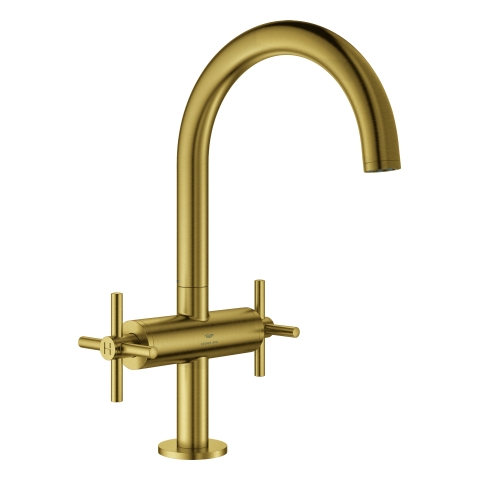 GROHE WT-Einlochbatterie Atrio 21144 DN15 L-Size Kreuz-Griff cool sunrise geb