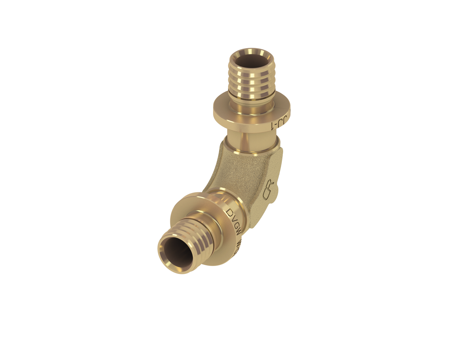TECEflex Bogen 90 Grad druckverlustopt. Dim. 63 x 63, Siliziumbronze