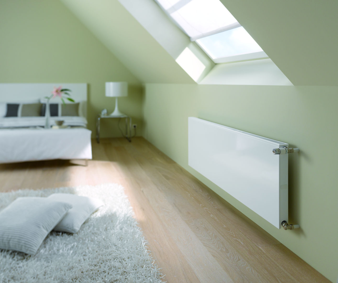 Kermi x2 Plan-K T22 305x102x1405 QN1267, RAL9016, 10bar, m.Abd, BK
