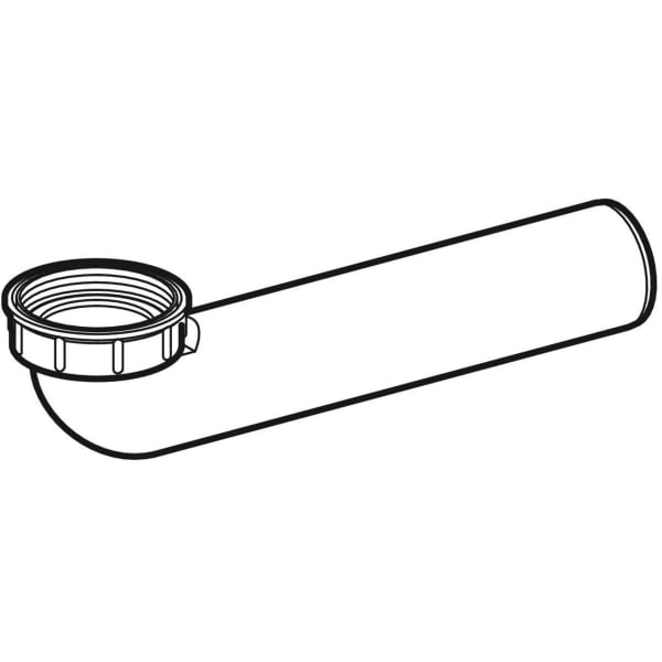 Geberit Anschlussbogen G1 1/2 x 40 mm weiß-alpin