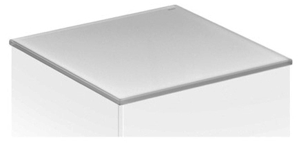 KEUCO Abdeckplatte Edition 11 31320, Cristallinglas, 366x3x524mm, cashm-sat.