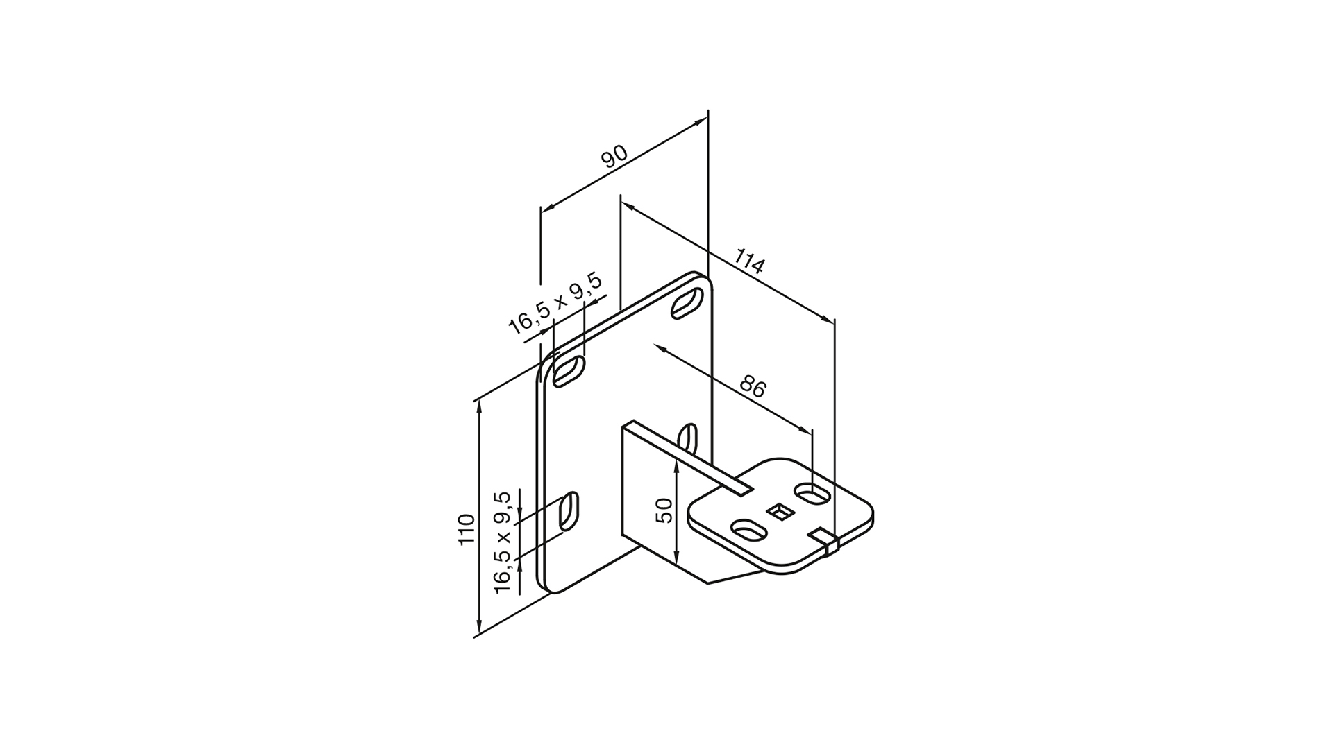 Zehnder Zubehör Wandkonsole WMORV-S2, Sonder-Lack