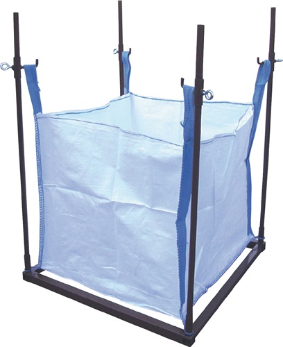 Big-Bag-Gestell L1,01xB1,01xH1,4m MÜBA demontiert Big-Bag-Gestell L1,01xB1,01xH1,4m MÜBA demontiert