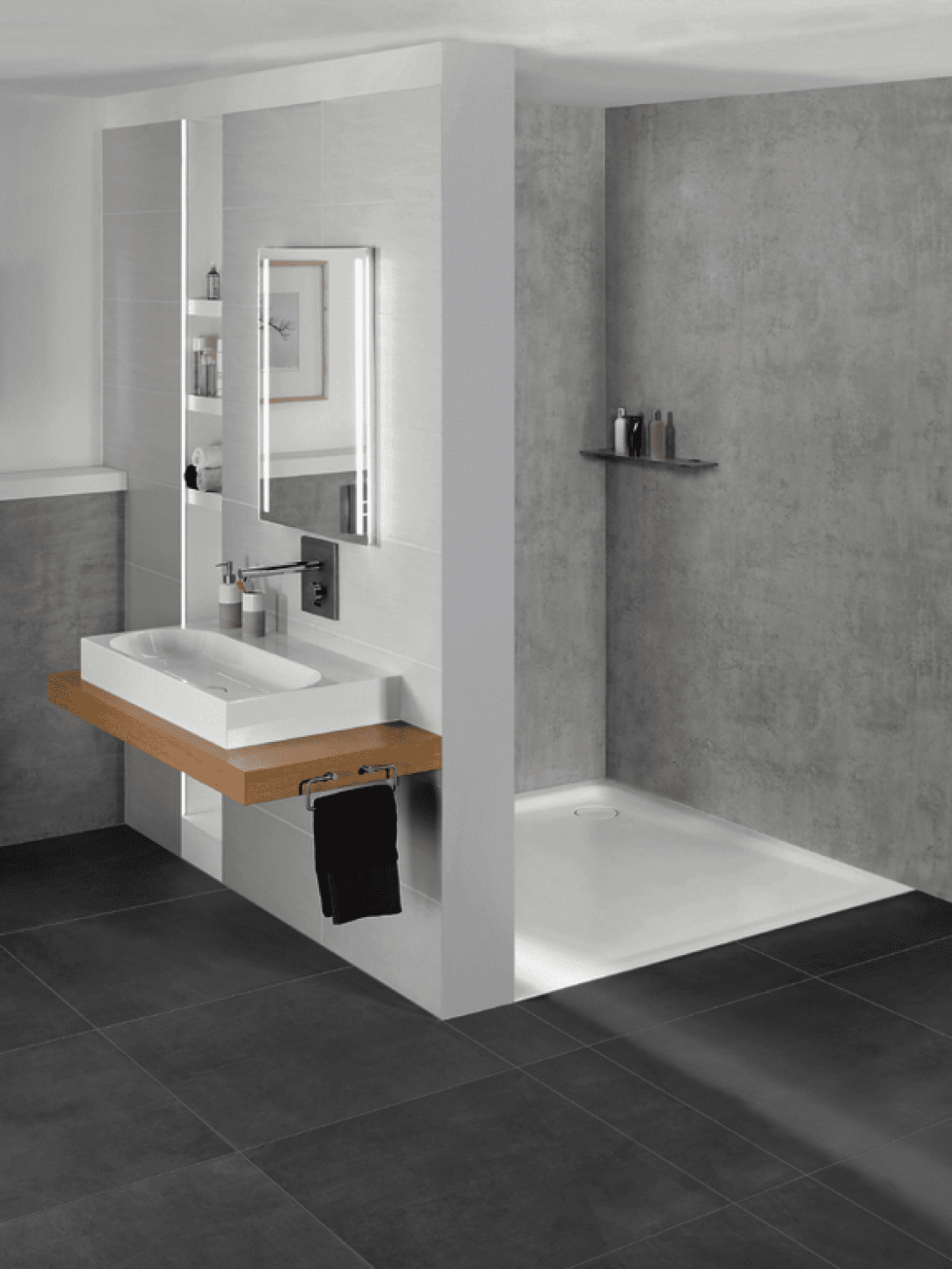 KA WB CENTRO Mod.3058,900x500mm,alpwe, PEFF,AD,m. 1HL,oÜL