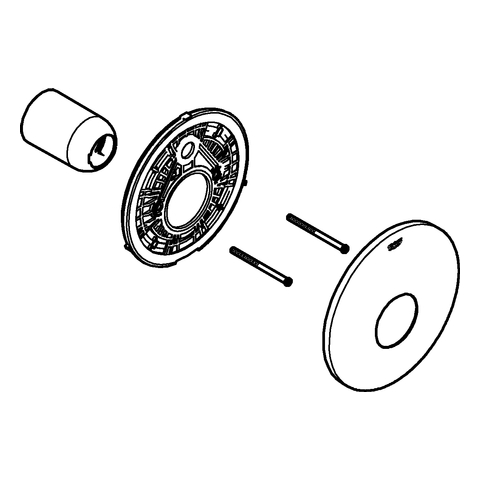 GROHE Rosette 46904 chrom
