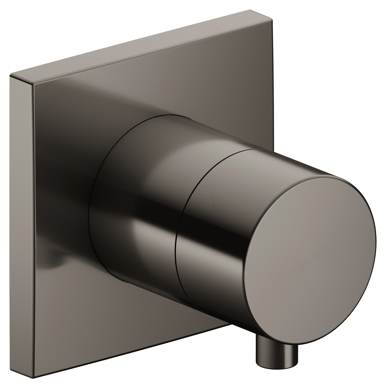 KEUCO Absperrventil IXMO Comfort 59541, eckig, Nickel gebürstet