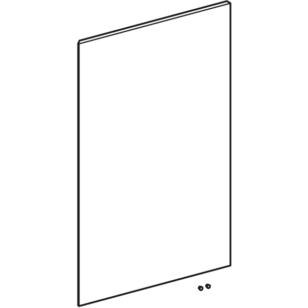 Geberit Tür f. Hängeschrank re-eckig, 45x70cm sand-grau hochglänzend